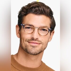 Warby Parker Striped Sassafras Percey Tortoise Glasses